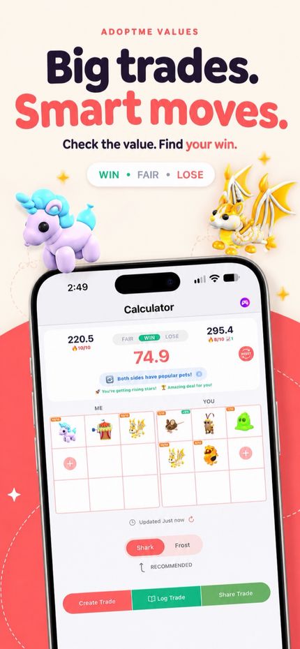 Adopt Me Values — App Store screenshot