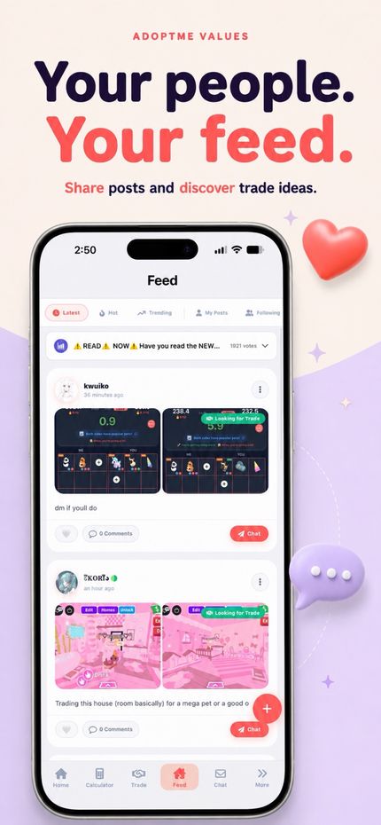 Adopt Me Values — App Store screenshot