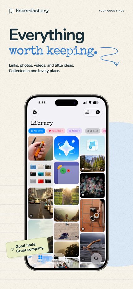Haberdashery — App Store screenshot