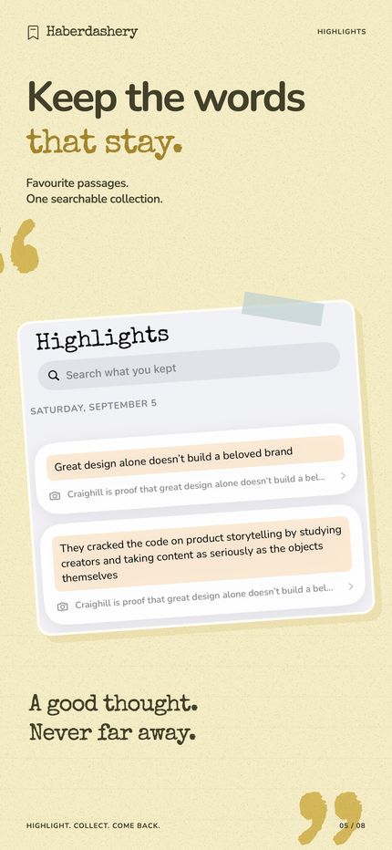 Haberdashery — App Store screenshot