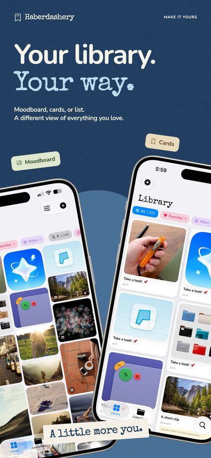 Haberdashery — App Store screenshot